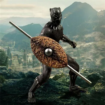

Mezco ONE 12 Black Panther Figure Super Hero Collective PVC Action Figure Collectible Model Toys For Boy