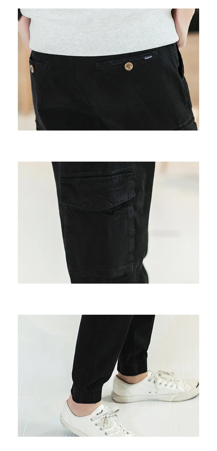 Mens Cargo Pants Casual Men Pencil Pants Multi Pocket Military Overalls for Men Plus Size Long Trousers Elastic High Quality F62