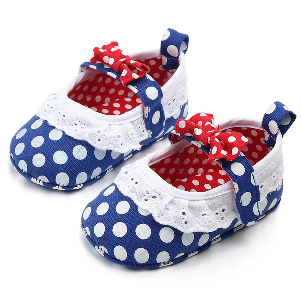 New Born Baby Girl Shoes 1 Year Princess Infant Newborn Toddler Shoes Bowknot Baby Girl Baby Booties First Walkers