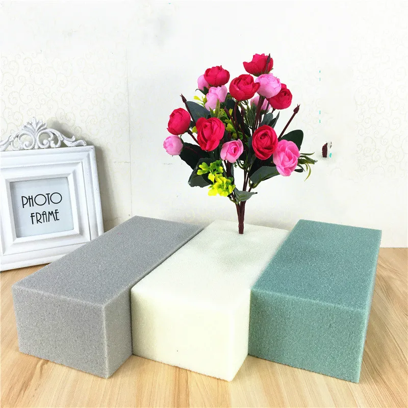 Inserto de soporte de flor seca, mango de barro de flores, espuma ...