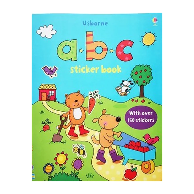 Usborne Original Children Popular Books ABC Sticker Book English