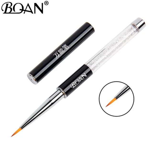 paiting brush BQAN 1 шт. Кисть для ногтей с эффектом омбре кисть для рисования ногтей УФ-Гель-лак градиентный цвет стразы кристалл акриловая ручка для рисования ногтей - Цвет: paiting brush