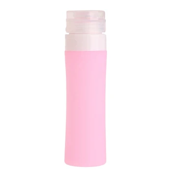 

Hot! Portable Refillable Silicone Bottle Travel Lotion Shampoo Bath Containers