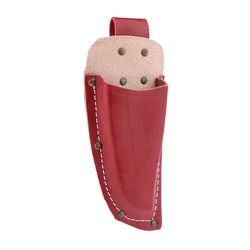 Funda profesional para tijeras de podar de jardín, funda protectora de cuero PU de primera calidad, Color Rojo