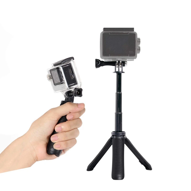 Мини телескопический шест палка для селфи штатив ручной монопод для GeekPro/GoPro HD Hero 7 6 5 4 3+ 3 2 1, iPhone, samsung Galaxy, AKA