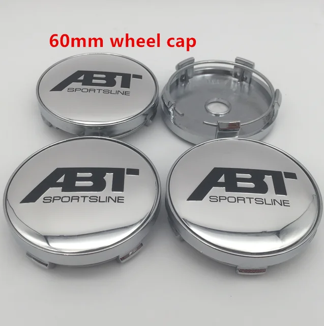 4 stücke ABT Nabendeckel 56mm 60mm 65mm 68mm Auto Rad Kappe