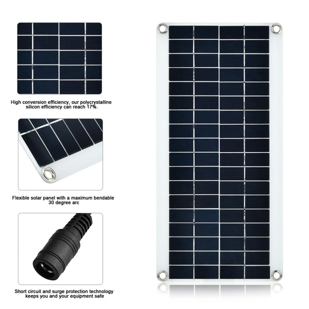 

Hot 20/25W solar panel 5V Double USB With 10A Dual USB Solar Panel Regulator Controller ect for car yacht RV Lights Charge