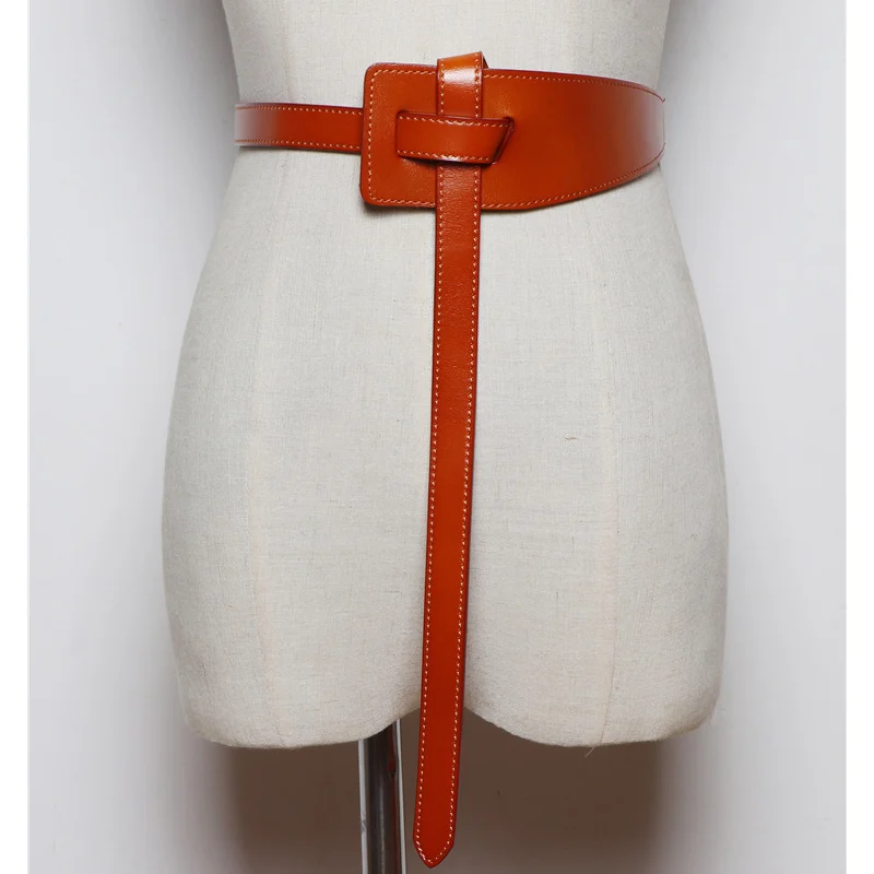 Большой размер, ремень, дизайнерские, модные, широкие ремни для женщин, натуральная кожа, ceinture femme, пояс-корсет, большой пояс, широкие пояса - Цвет: camel belt