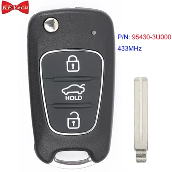 

KEYECU for Kia Sportage 2010 2011 2012 2013 2014 Upgraded Remote Car Key Fob P/N: 95430-3U000 433MHz ID46 Chip