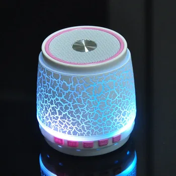 

Colorful Light Crack Wireless Bluetooth Speaker Subwoofer Mobile Phone Computer Mini Card Small Stereo Built-in Lithium Battery