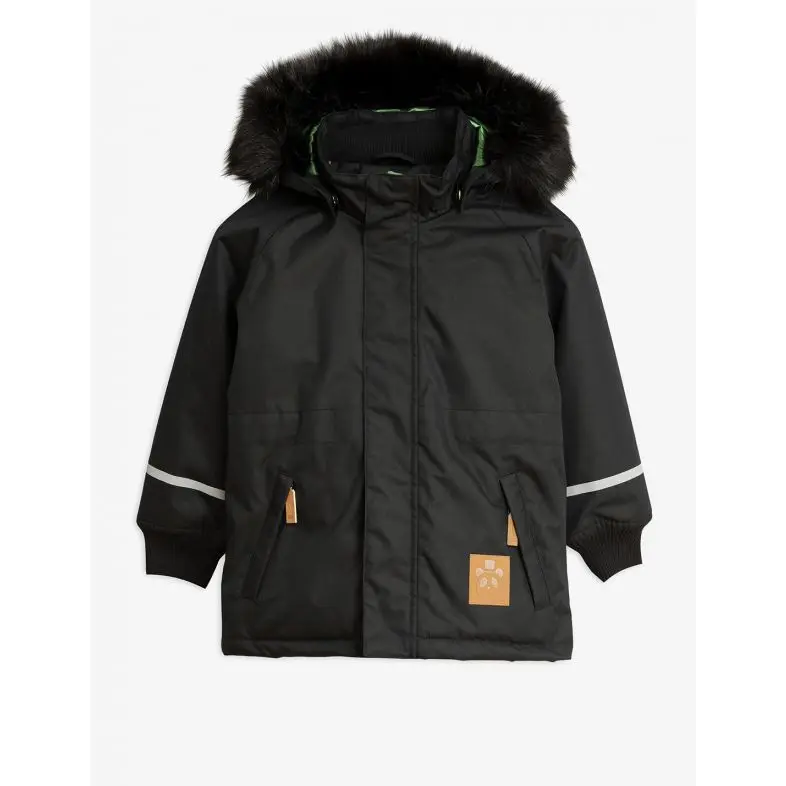 Зимний комбинезон, зимнее пальто для детей, зимняя куртка для мальчиков, пальто, детское пуховое пальто с пингвином «mr PANDA», Рождественская одежда - Цвет: Коричневый