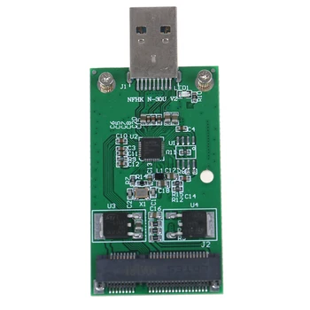 

Mini USB 3.0 to PCIE mSATA External SSD PCBA Conveter Adapter Card