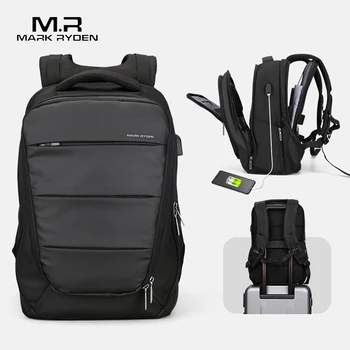 

Mark Ryden waterproof Business Leisure Men's Backpacks Mochila For 15 Inch Laptop Men USB Charging Water-repellent Business Bags