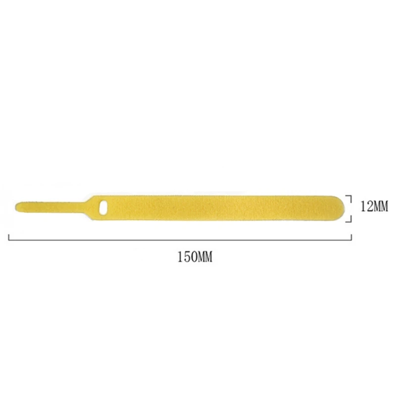 Бытовой многоразовый шнур питания кабельная стяжка тип иглы кабель для передачи данных кабельная стяжка нейлоновая застежка кабельная стяжка - Цвет: Цвет: желтый