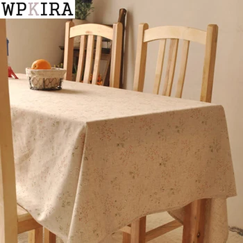 

Modern Pastoral Small Fresh Rectangular Printed Tablecloth Coffee Table Dining Table Cotton And Linen Tablecloths ZB-DS-L027&40