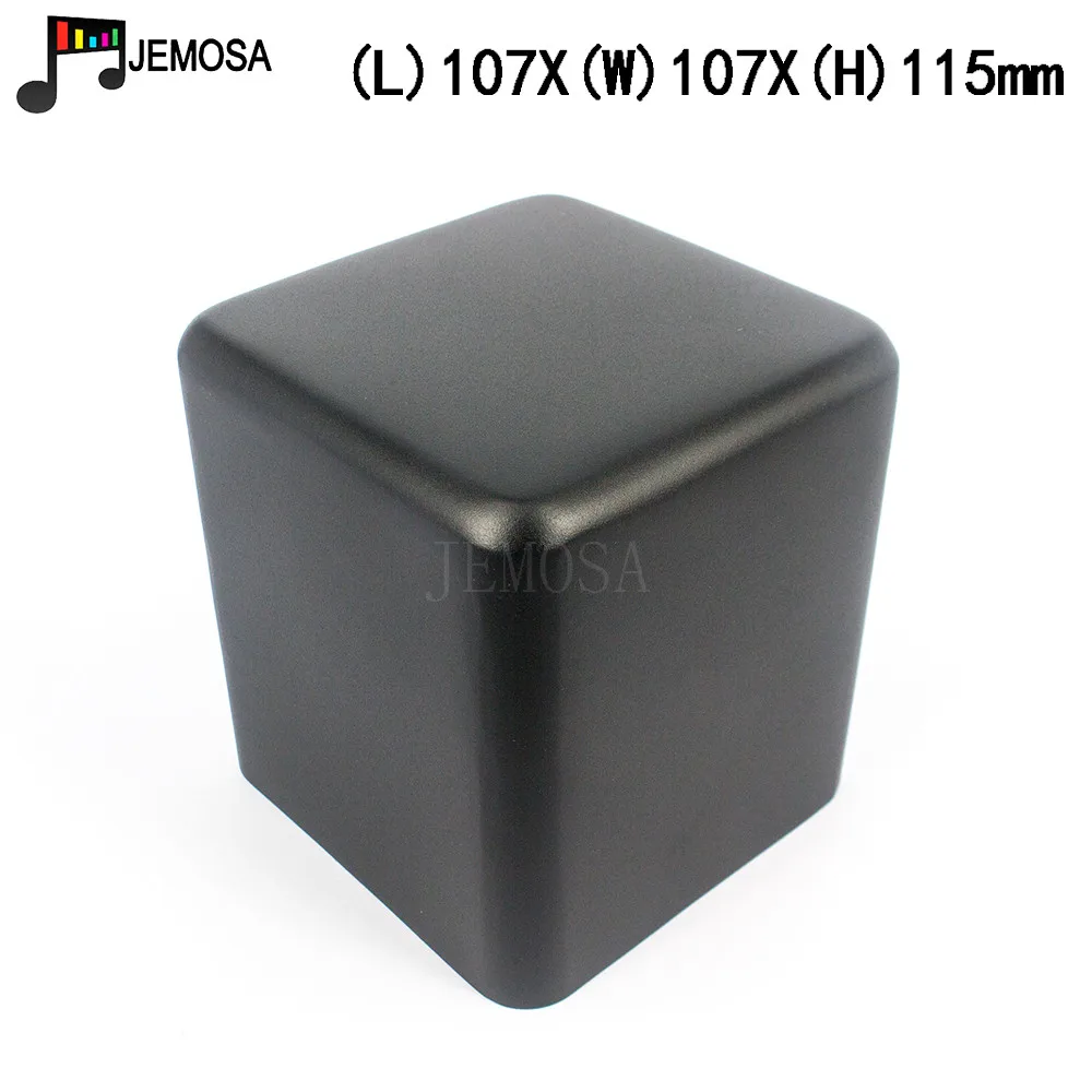 

1Piece Tube Amplifier Chassis Transformer Cover Protect Case 107*107*115mm Black Iron Hifi Audio Vintage Tube Amplifier DIY