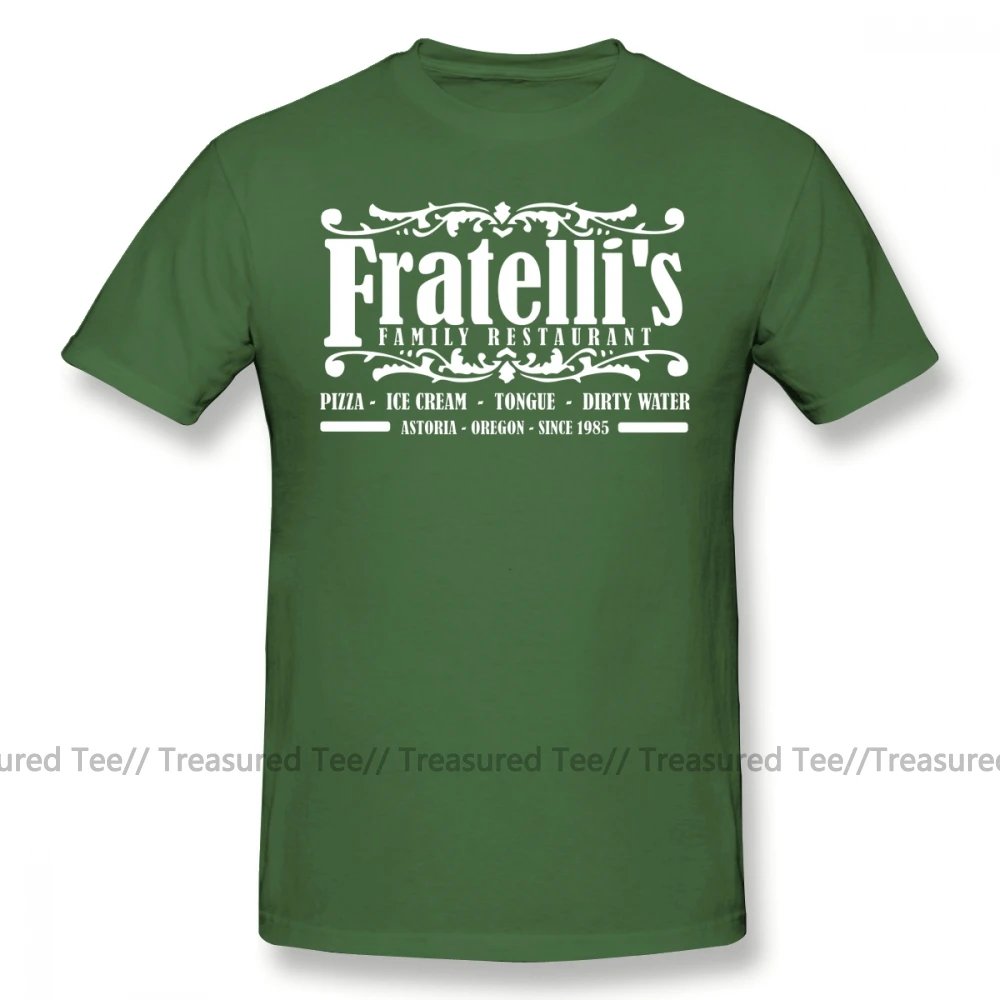 Army Green Футболка Goonies, семейная футболка Fratelli S, Astoria Oregon, Мужская футболка большого размера, Классическая Милая футболка с коротким рукавом - Цвет: Army Green