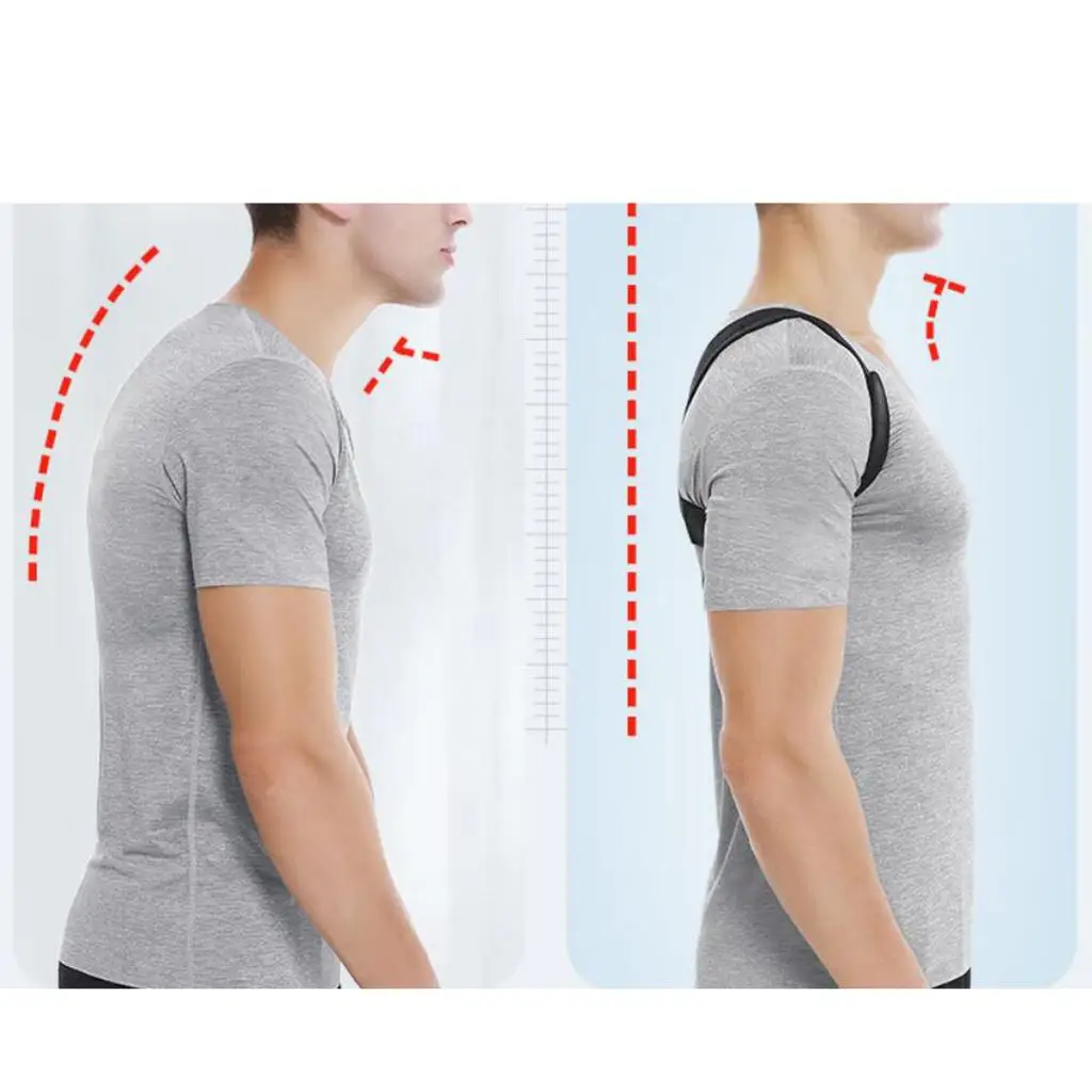 Adjustable Posture Corrector Back Shoulder Straightener Support Correct Body Brace Bra Belt Men Women Back Support Shoulder Belt Adjustable Posture Corrector Back Shoulder Straightener Support Correct Body Brace Bra Belt Men Women Back Support Shoulder Belt