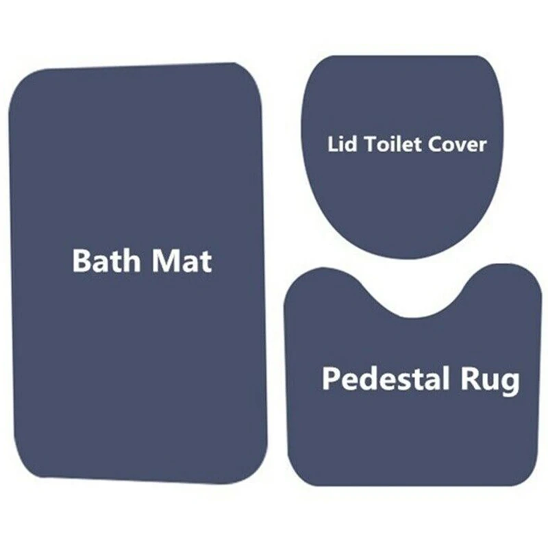 Christmas Series snowman Printed Waterproof Bathroom Shower Curtain Toilet Cover Mat carpet Set 3pcs/4pcs navidad natal