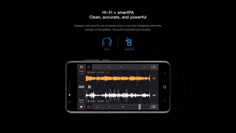 Doogee Y6 Piano смартфон 4 ГБ ОЗУ 64 Гб ПЗУ 5," 4G LTE телефон MTK6750 Восьмиядерный Android 6,0 МП отпечаток пальца мобильный телефон