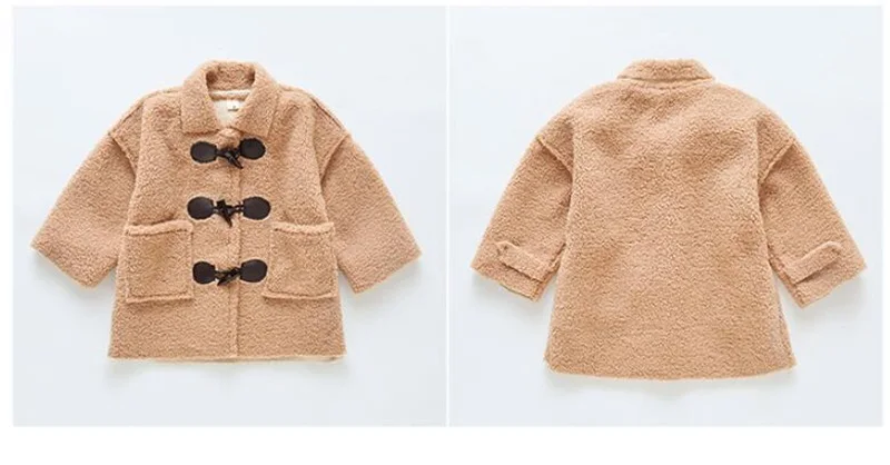 CROAL CHERIE Baby Girls Clothes Winter Fleece Velvet Coat Girl Kids Girls Jacket For Teenage Boys Outerwear Children Clothes  (1)