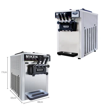 

2020 Commercial desktop soft ice cream machine stainless steel ice cream vending machine soft ice cream maker