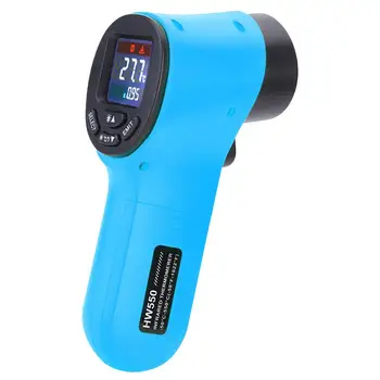 

1Pc Industrial Infrared Thermometer Non Contact Temperature Measuring Tool Digital Thermometer Without Battery (Blue/Orange)