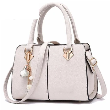 

ZZSLHL Luxury Handbag For Women PU Leather Shoulder Bag Tassel Lady Crossbody Bag Party Handle Bag Designer Female Tote bolso