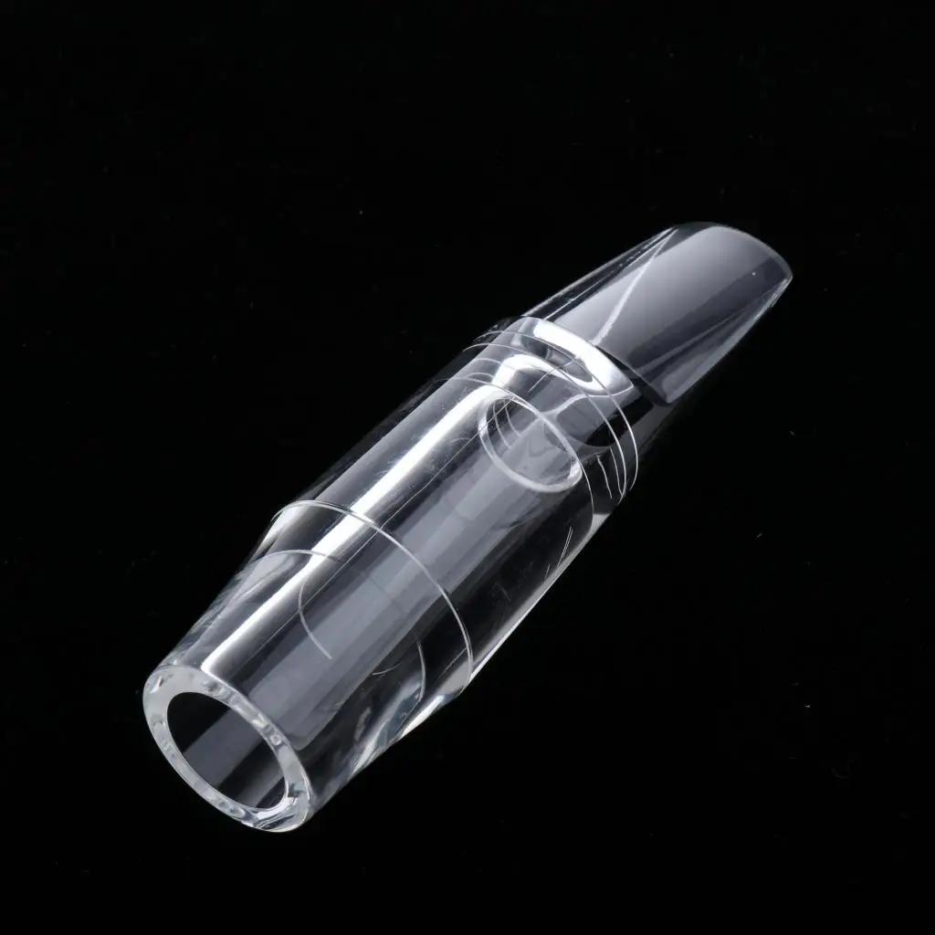 Plastic Tenor Saxophone Mouthpiece Transparent Replacement Mouthpiece Kit