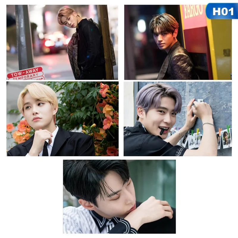Kpop NCT 127 автобусная карта Стикеры ЛОМО карта с фотографией Стикеры липкий Фотокарта плакат 24 шт./компл. Лидер продаж