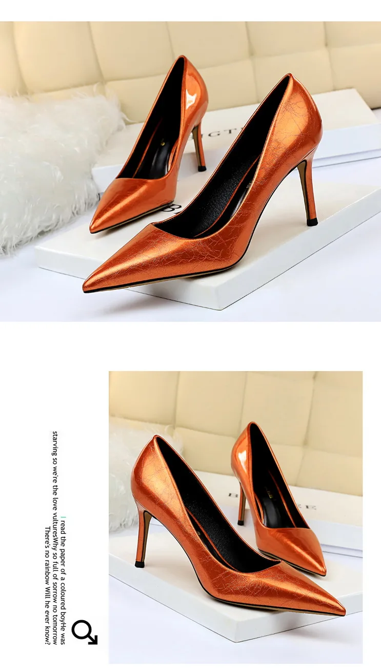 Г. Элегантные винтажные женские туфли-лодочки на каблуке однотонная модная женская обувь на высоком каблуке 8 см с острым носком обувь для вечеринок