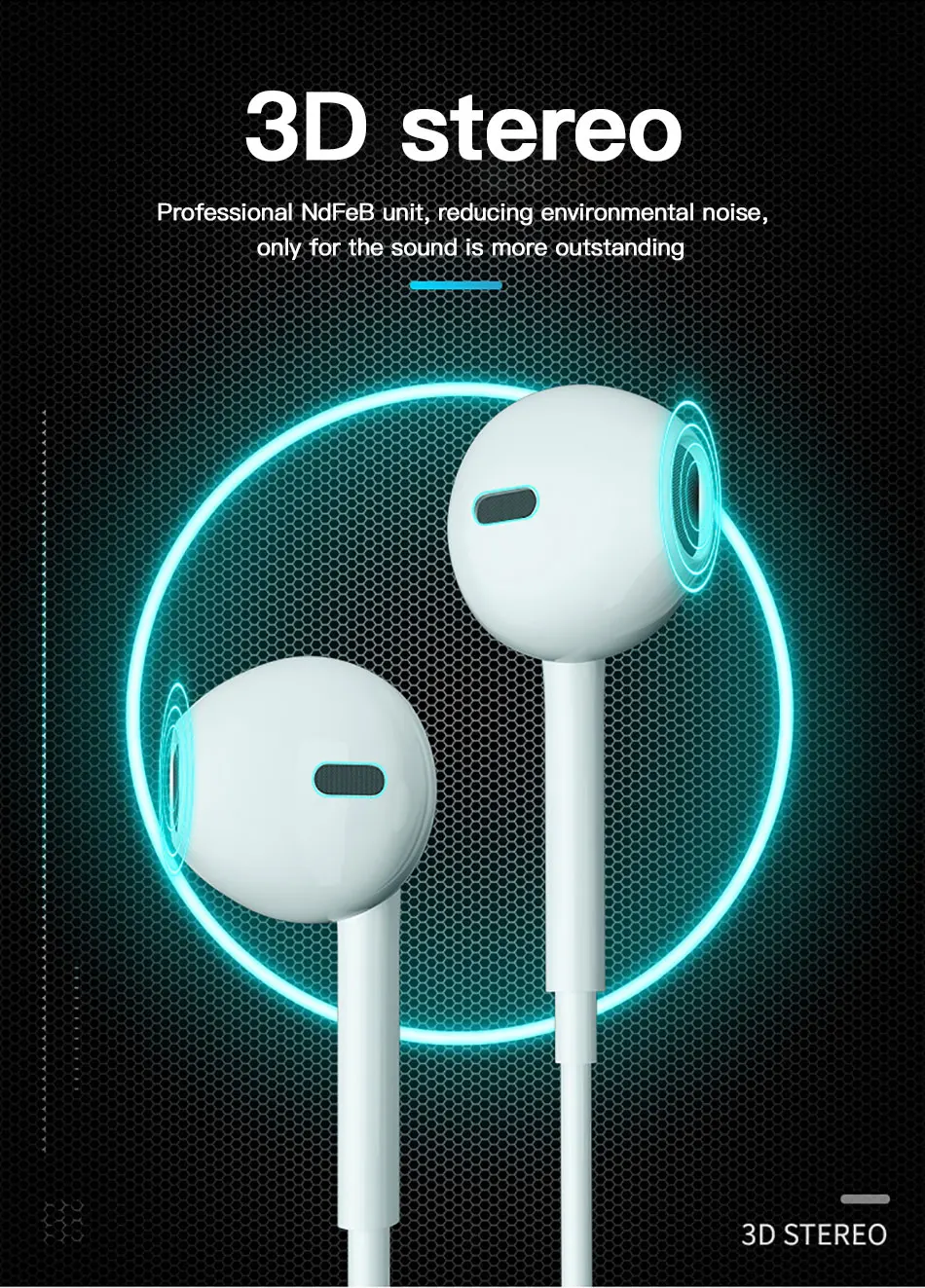 !ACCEZZ Type C In-Ear Earphone Wire Control For Xiaomi Mix 3 Samsung S10 Huawei P30 P20 Phone Support Answer Call Music Earphone With Mic (8)