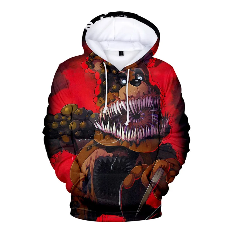 14 Игра Five Nights At Freddy's FNAF Косплей золотой Фредди Fazbear Foxy Бонни и Чика Mangle толстовки на молнии пальто Топы - Цвет: 14