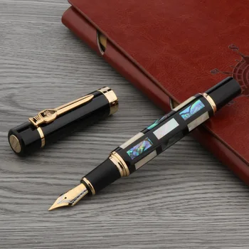 

jinhao golden Clip Snail shell pieces classical office Medium Fountain Pen