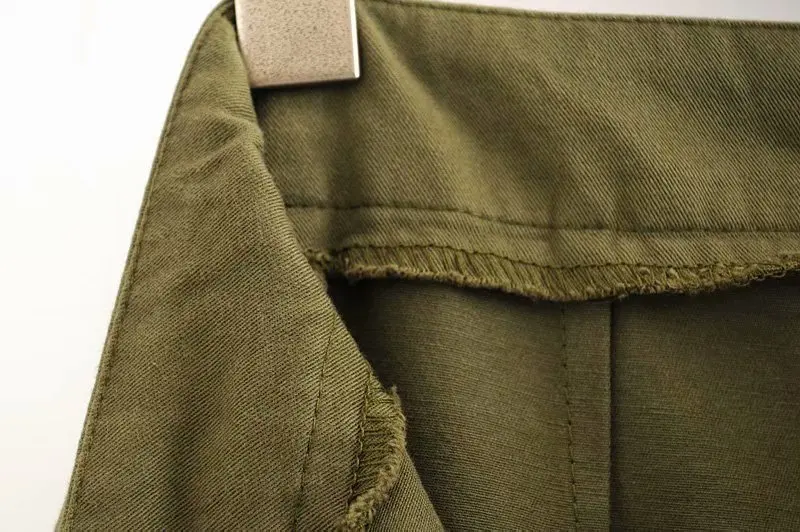 Новый дизайн женские армейские зеленые брюки карго Брюки наивысшего качества в винтажном стиле Карманы Брюки милитари Sweatpant женская