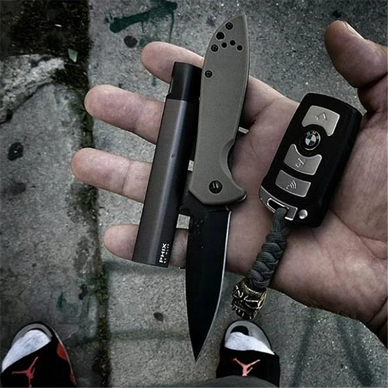 KX6054 складной нож 8Cr13Mov лезвие G10 Ручка для кемпинга охоты карманные ножи для фруктов EDC инструменты самозащиты утилита