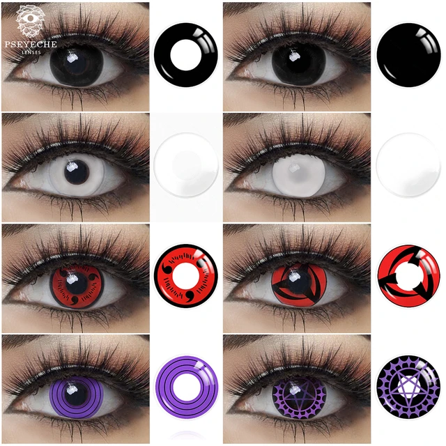 1pair 1year Use Pink Lenses Anime Colored Eye Contacts For Cosplay Makeup  Colored Contacts Non Prescription Eye Lens With Color Color Contact Lenses  AliExpress  1pair 1year Use Pink Color Lens Eyes