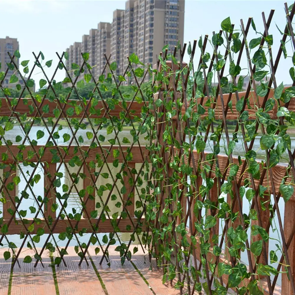 40cm/70cm Expanding Trellis Fence Retractable Fence Artificial Garden