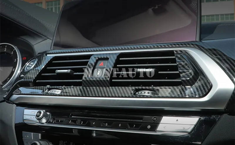 1 шт. автомобильная консоль из углеродного волокна для BMW X3 G01 X4 G02 2018 2020|Лепнина