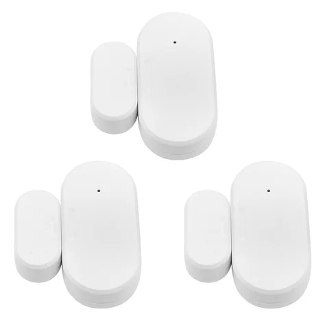 ZigBee3.0 Smart Door Window Sensor Gate Detector APP Real-time Remote Monitoring Home Security, Work With Alexa Google Home