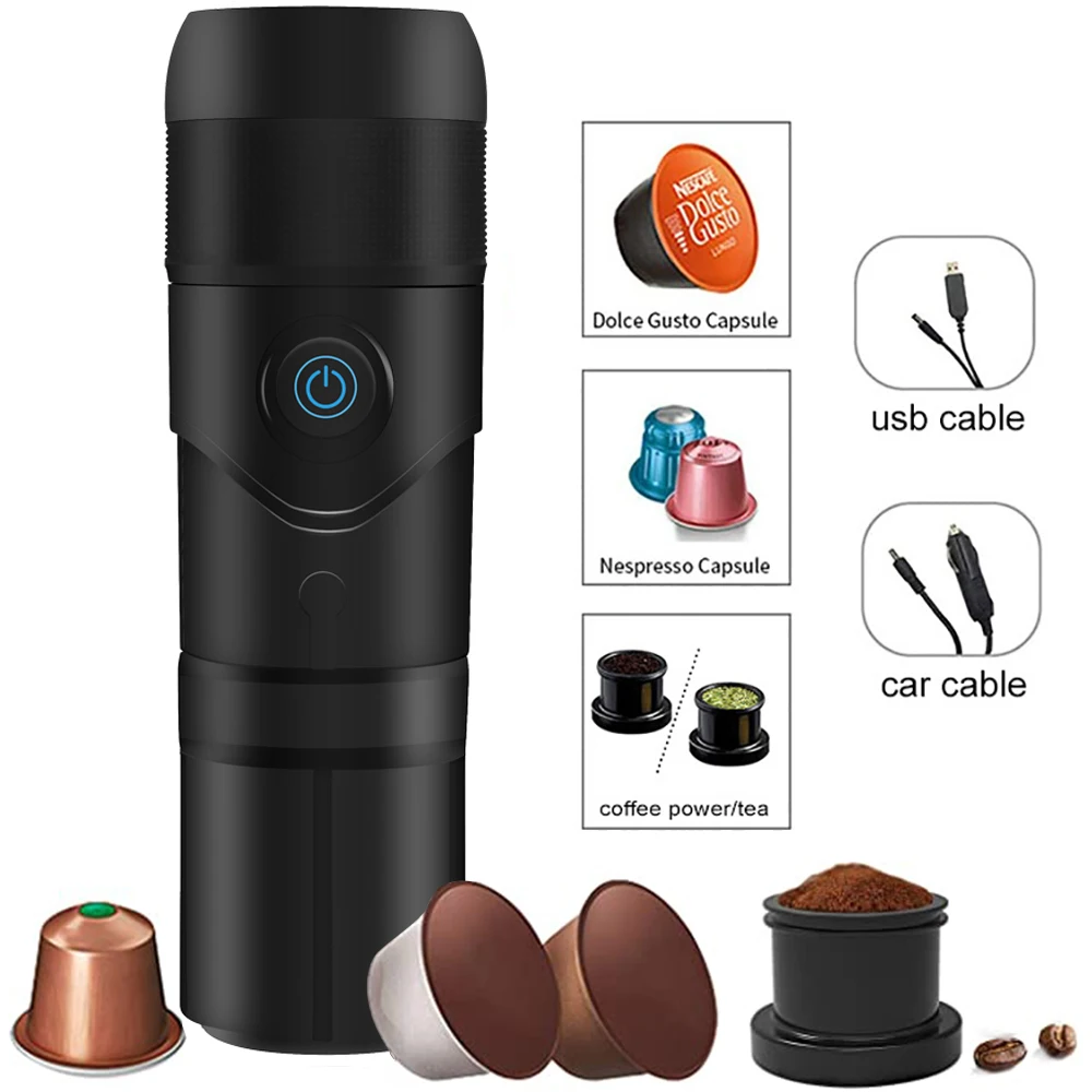 Портативная кофемашина для автомобиля 12 В постоянного тока Кофеварка Nespresso