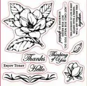 mothers day clear stamps Good Morning Magnolia no.1 flower Clear Stamp and Dies for Scrapbooking Card Album Making Metal Cutting Dies and Stamps Set word stamps for card making Scrapbooking & Stamps