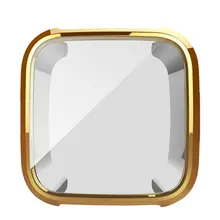 Подходит для Fitbit Versa защитный чехол все включено покрытие экрана ТПУ анти-падение против царапин Мягкий защитный чехол