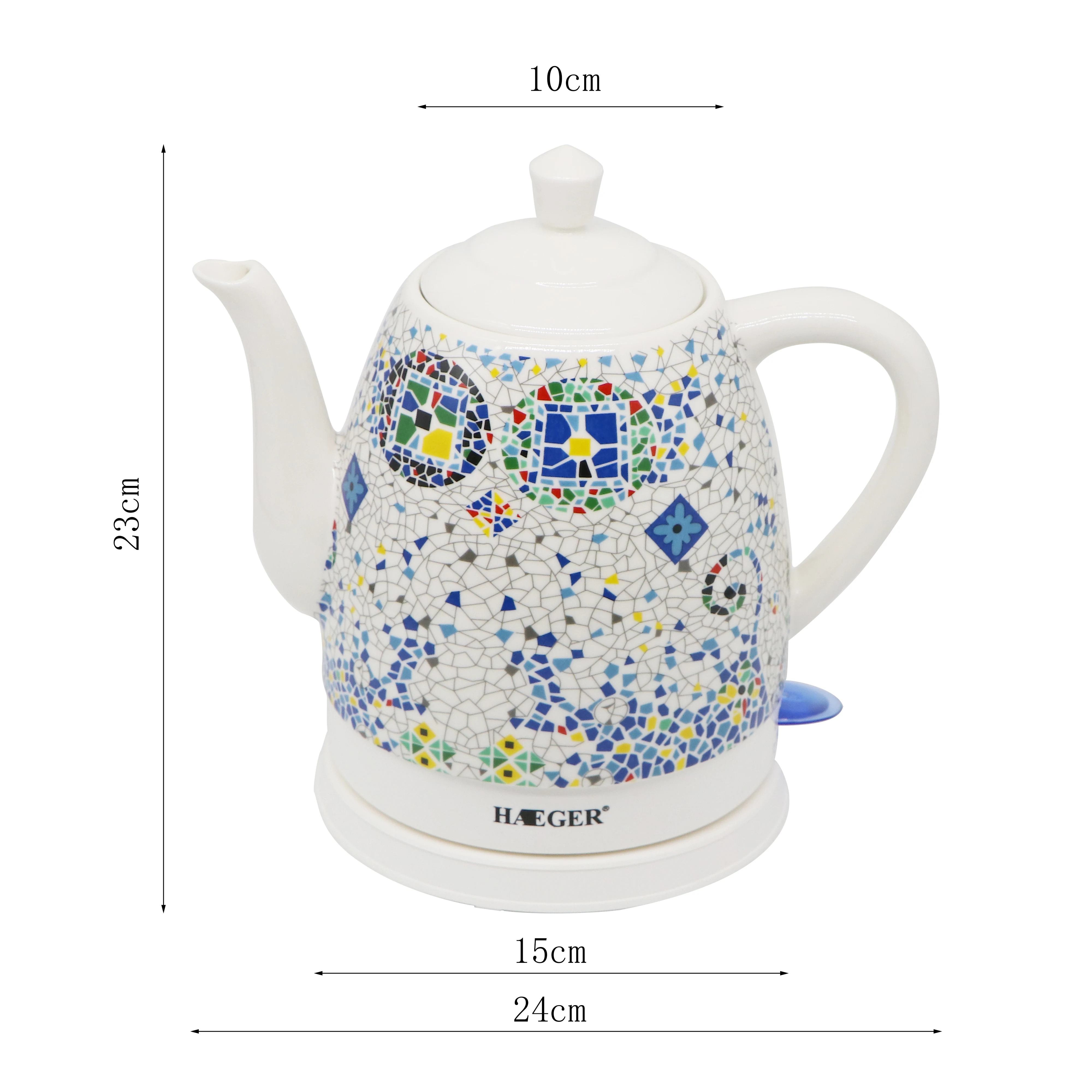 1.5L керамический электрический чайник для воды, высокомощный Электрический чайник с безопасной автоматической функцией отключения питания, быстрое закипание, чайник