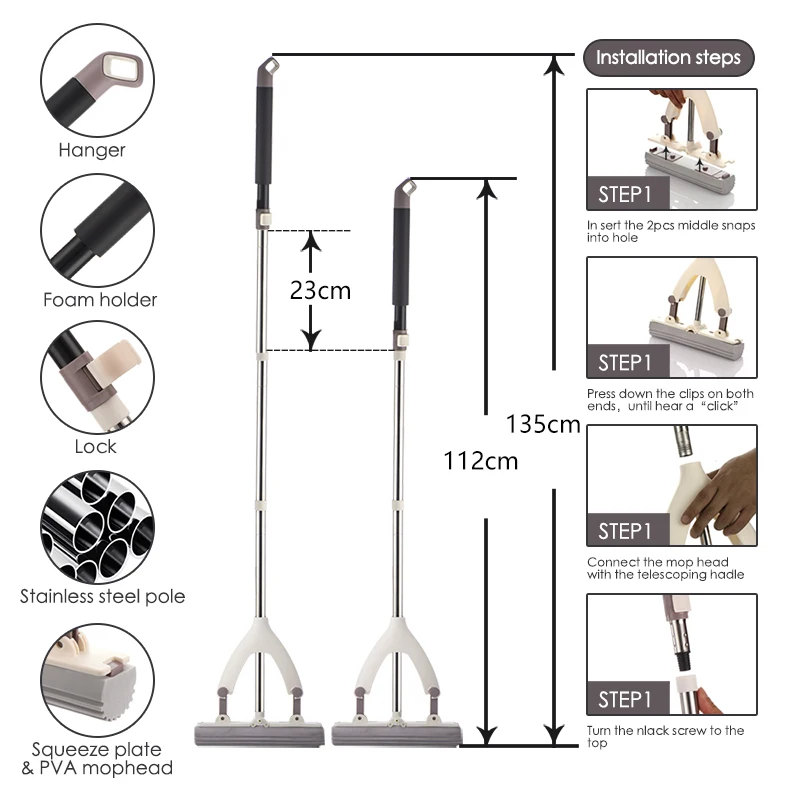 Насадка для швабры из и шваброй ведро с трём диски Сменная Губка головки губчатая