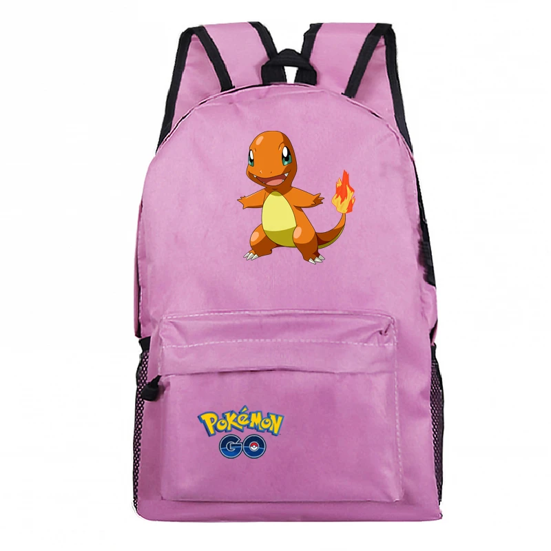 B1 Plecak аниме рюкзак Пикачу сумка для ноутбука холст Sac Dos Mochila Pokemon 19-22 школьные сумки для девочек-подростков - Цвет: B1