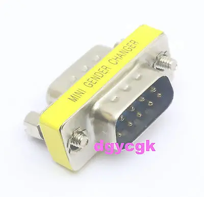 DHL/EMS, 50 шт в наборе, DB9 D-SUB DE9 Мужской до 9 Pin DB9 Мужской адаптер RS232/422/485 тип винта-h2