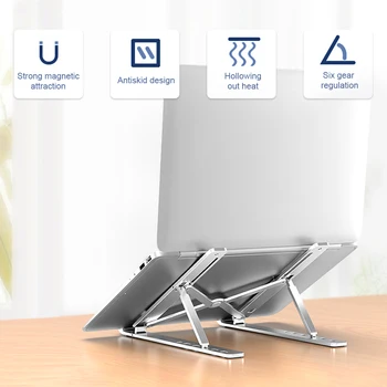 

Laptop Foldable Aluminium Alloy Holder for MacBook Pro Notebook Laptop Stand Bracket Laptop Holder for PC Notebook