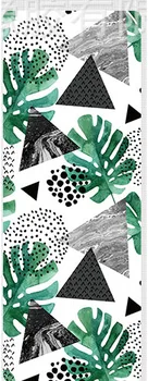 

1.5MM Flowers Printed Yoga Mat Natural Rubber Anti Slip Foldable Exercise Mat For Fitness Pilates Gymnastic Travel Mat