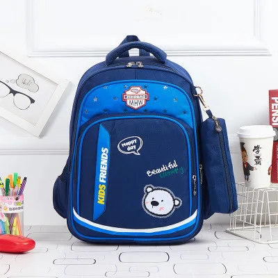 Blue Backpack Детская школьная сумка на колесиках для мальчиков и девочек, рюкзаки для путешествий, съемные детские школьные сумки с колесиками - Цвет: Blue Backpack